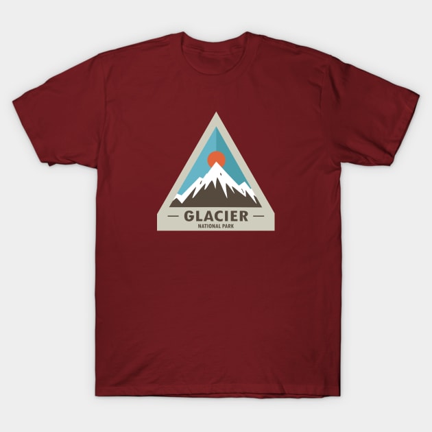 Glacier National Park T-Shirt by esskay1000